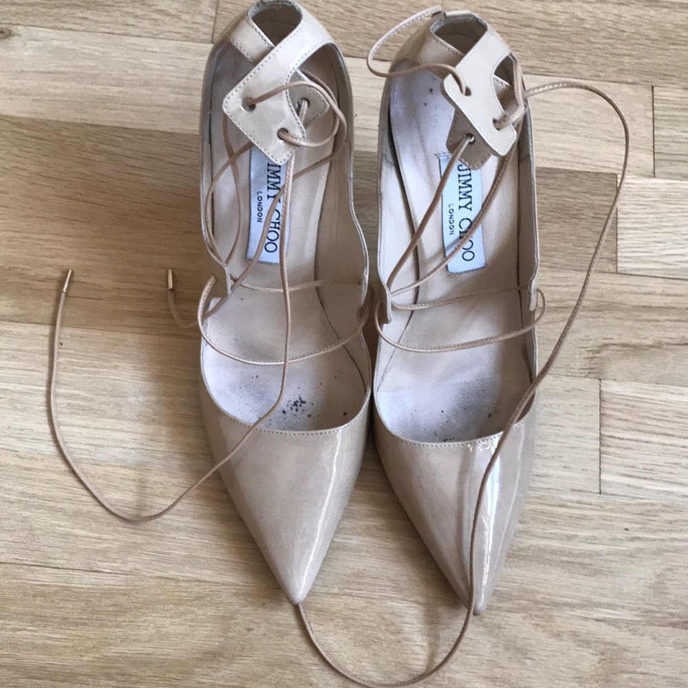 Jimmy Choo Vita Lace Up Pumps